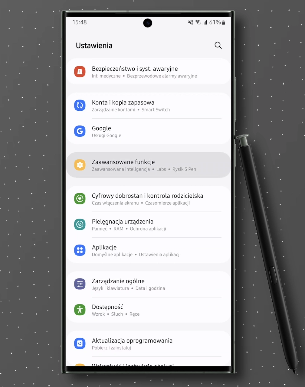 samsung-s24-pierwsze-ustawienia